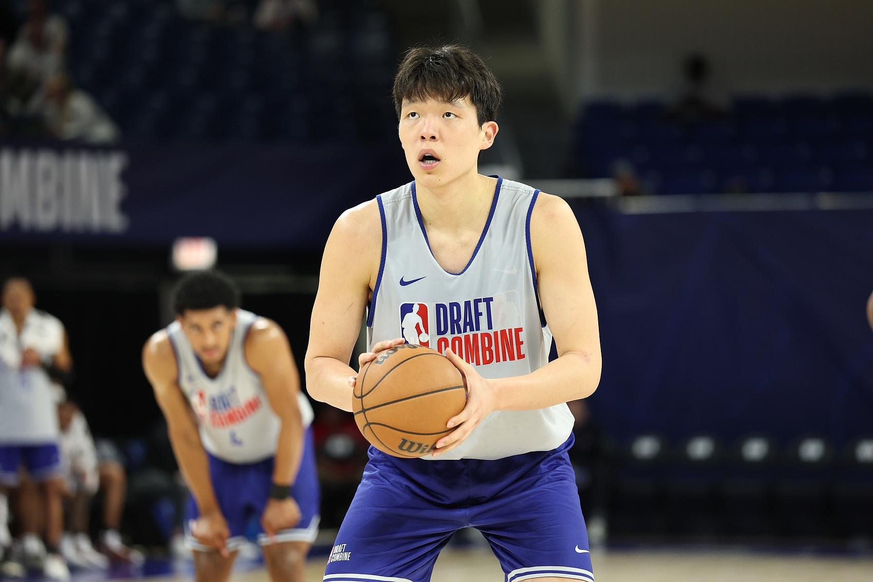 够拼！付政浩：在NBA选秀大会开始前 杨瀚森已经进行了14次试训